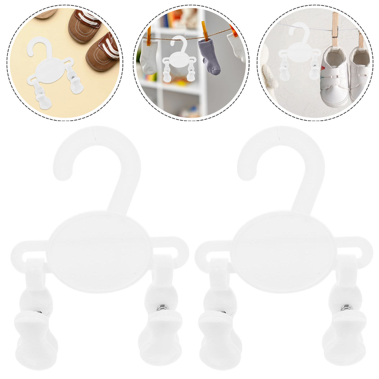 Baby Nursery Hangers - 10 قطع من مشابك تعليق الأحذية
