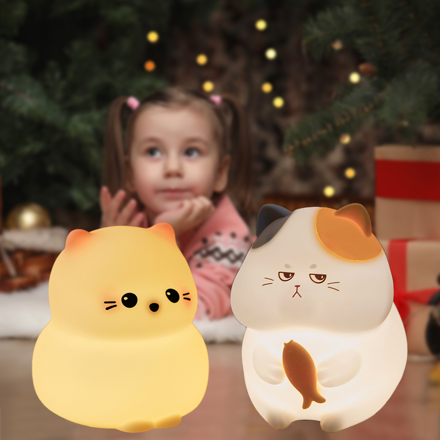 Baby Nursery Table Lamp - لطيف كيتي Led ضوء الليل قابلة