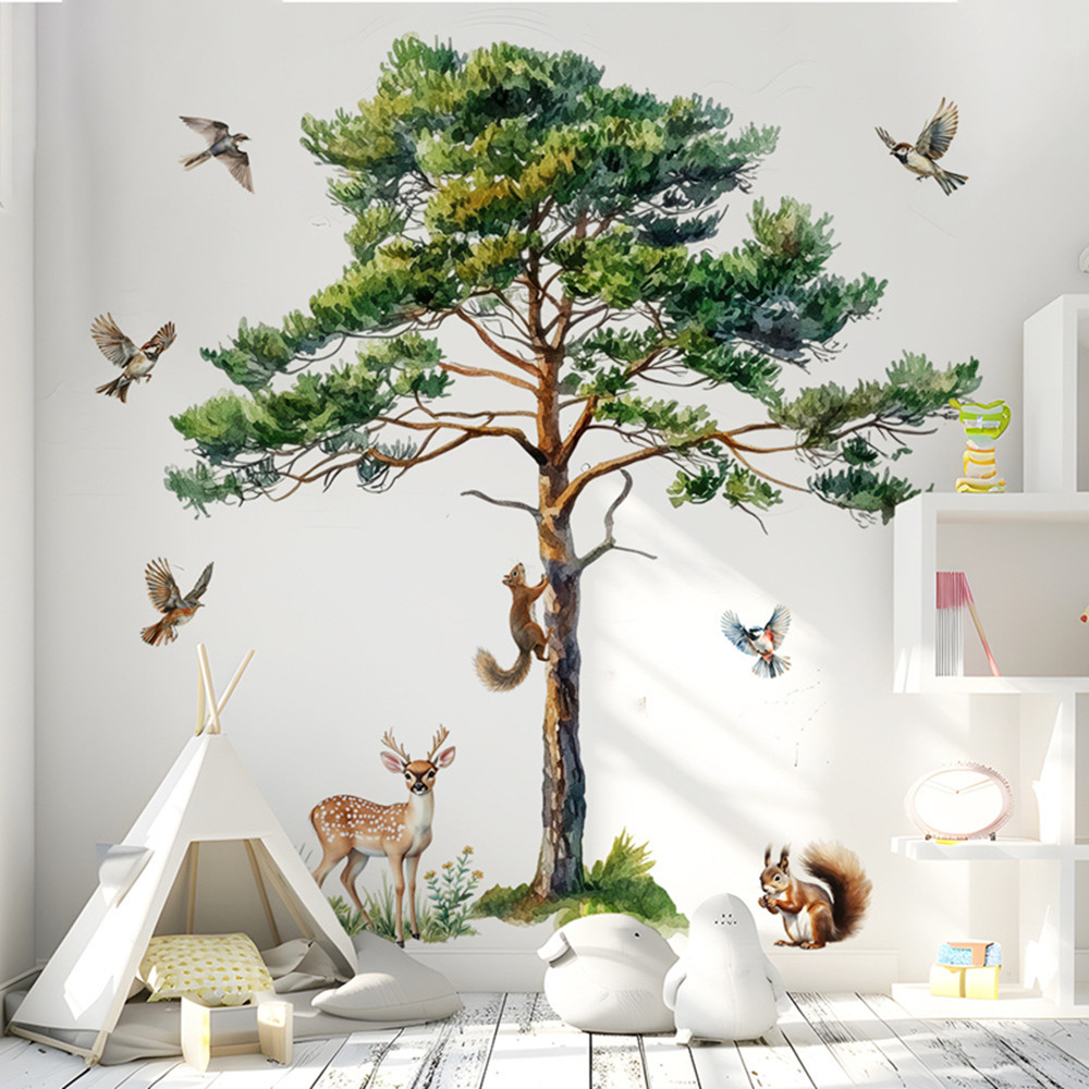 Baby Nursery Stickers - ملصقات جدارية كبيرة على شكل شجرة