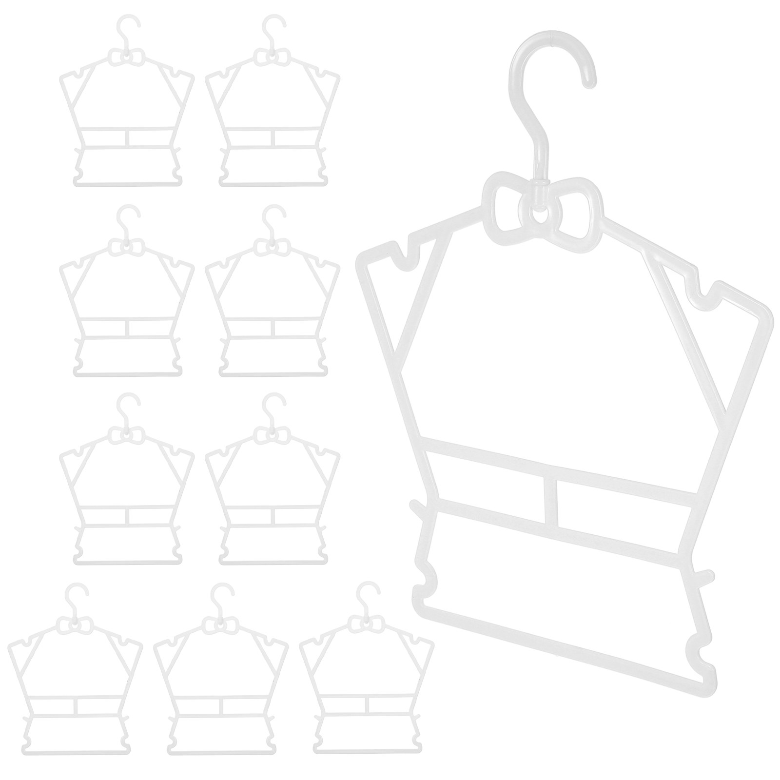 Baby Nursery Hangers - 10 قطع من علاقات الملابس البلاستيكية