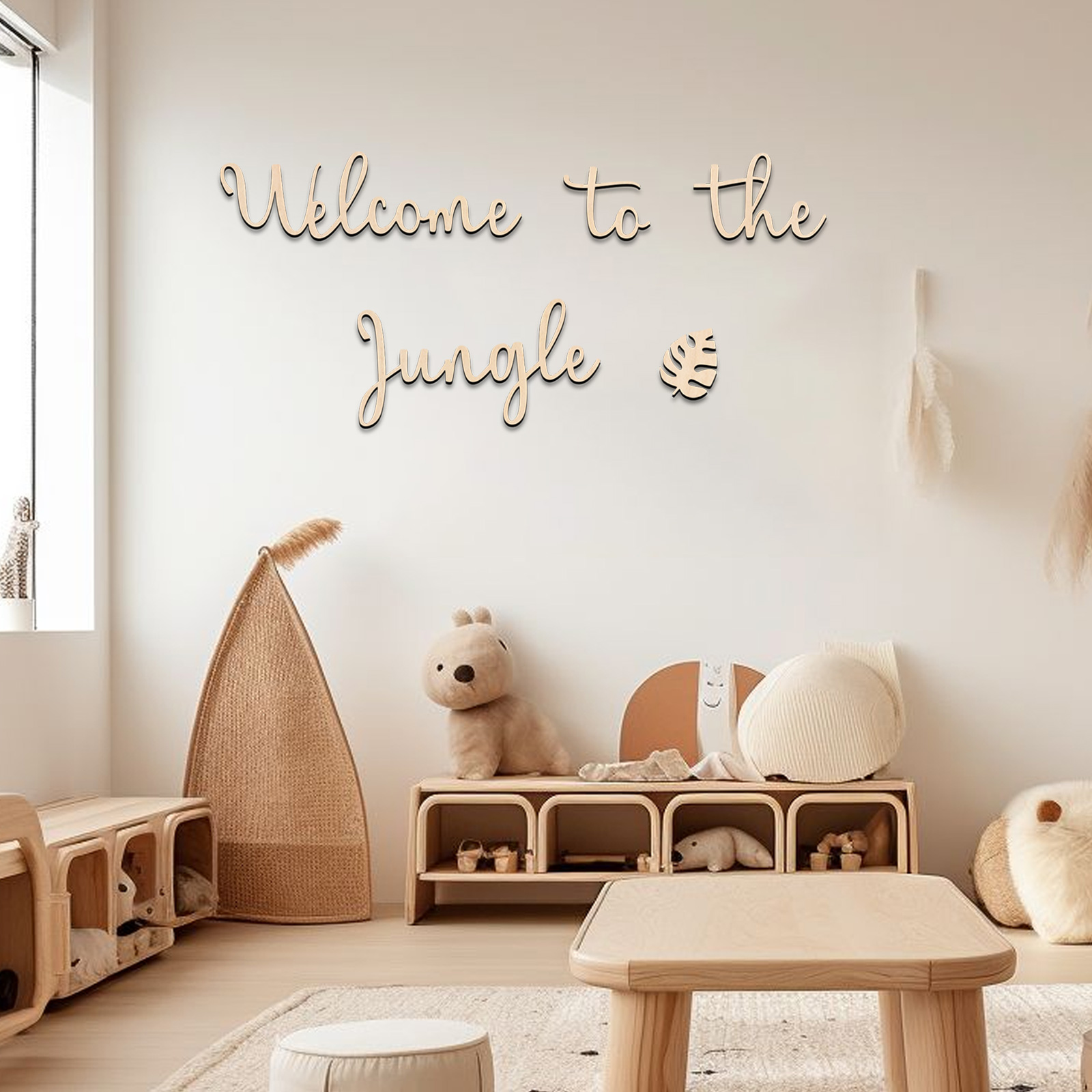 Baby Nursery Themes - مرحبًا بكم في علامة الغابة الخشبية