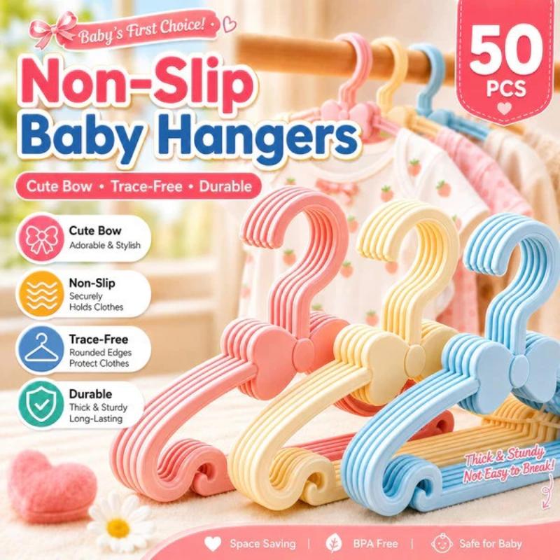Baby Nursery Hangers - شماعات ملابس للأطفال الرضع 10/50 قطعة
