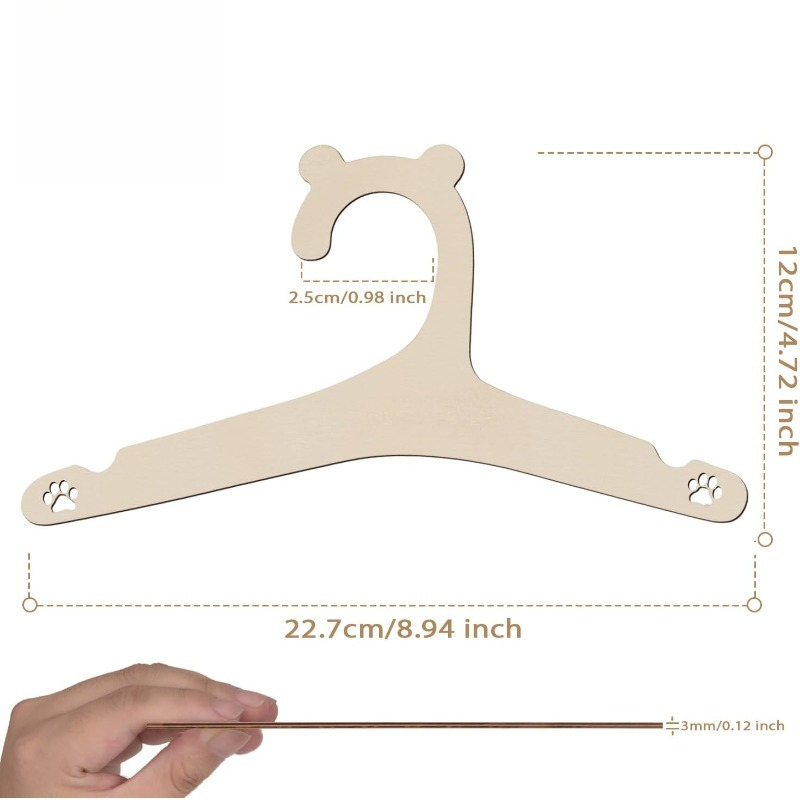 حامل ملابس أطفال خشبي بتصميم د - مراجعة Baby Nursery Hangers وسعره