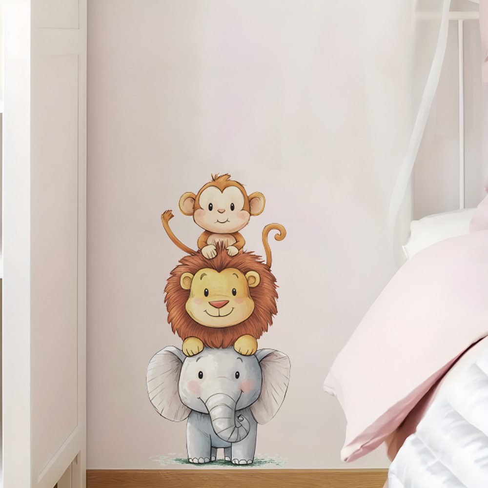 ملصقات جدارية لطيفة على شكل حي - مراجعة Baby Nursery Stickers وسعره