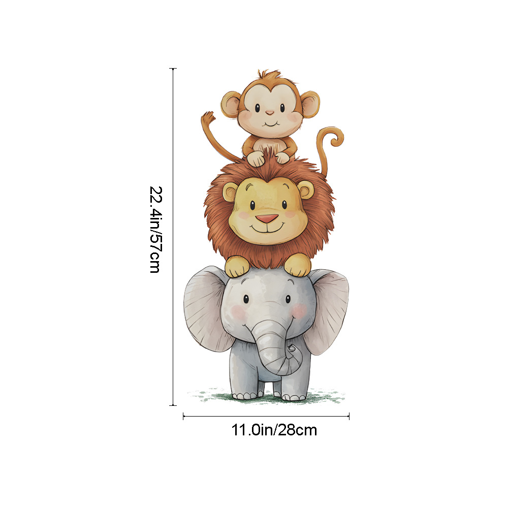 ملصقات جدارية لطيفة على شكل حي - مراجعة Baby Nursery Stickers وسعره
