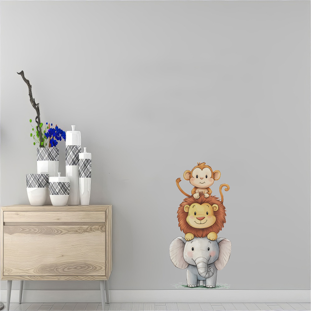 ملصقات جدارية لطيفة على شكل حي - مراجعة Baby Nursery Stickers وسعره