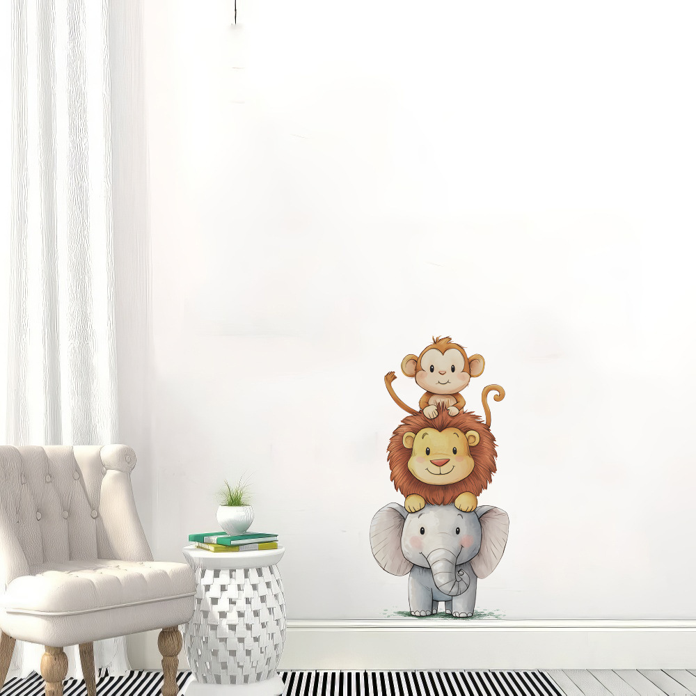 ملصقات جدارية لطيفة على شكل حي - مراجعة Baby Nursery Stickers وسعره