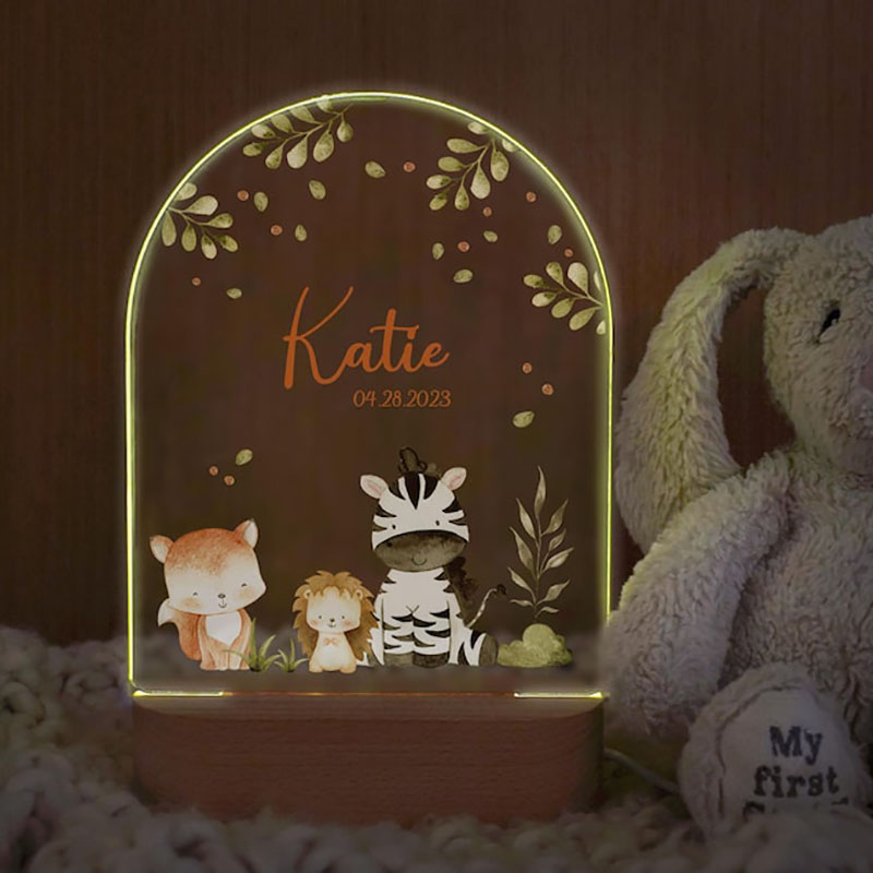اسم مخصص الطفل ضوء الليل شخصية - مراجعة Baby Nursery Light وسعره