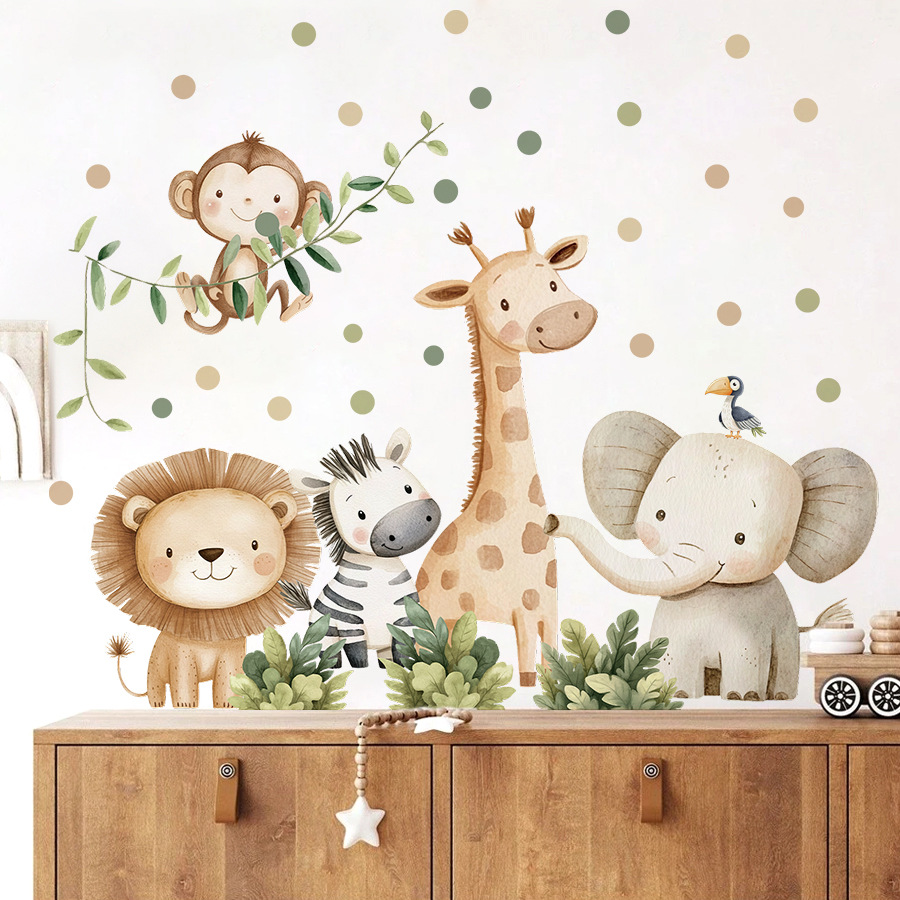 بوهو غابة الحيوانات ملصقات جدا - مراجعة Baby Nursery Stickers وسعره