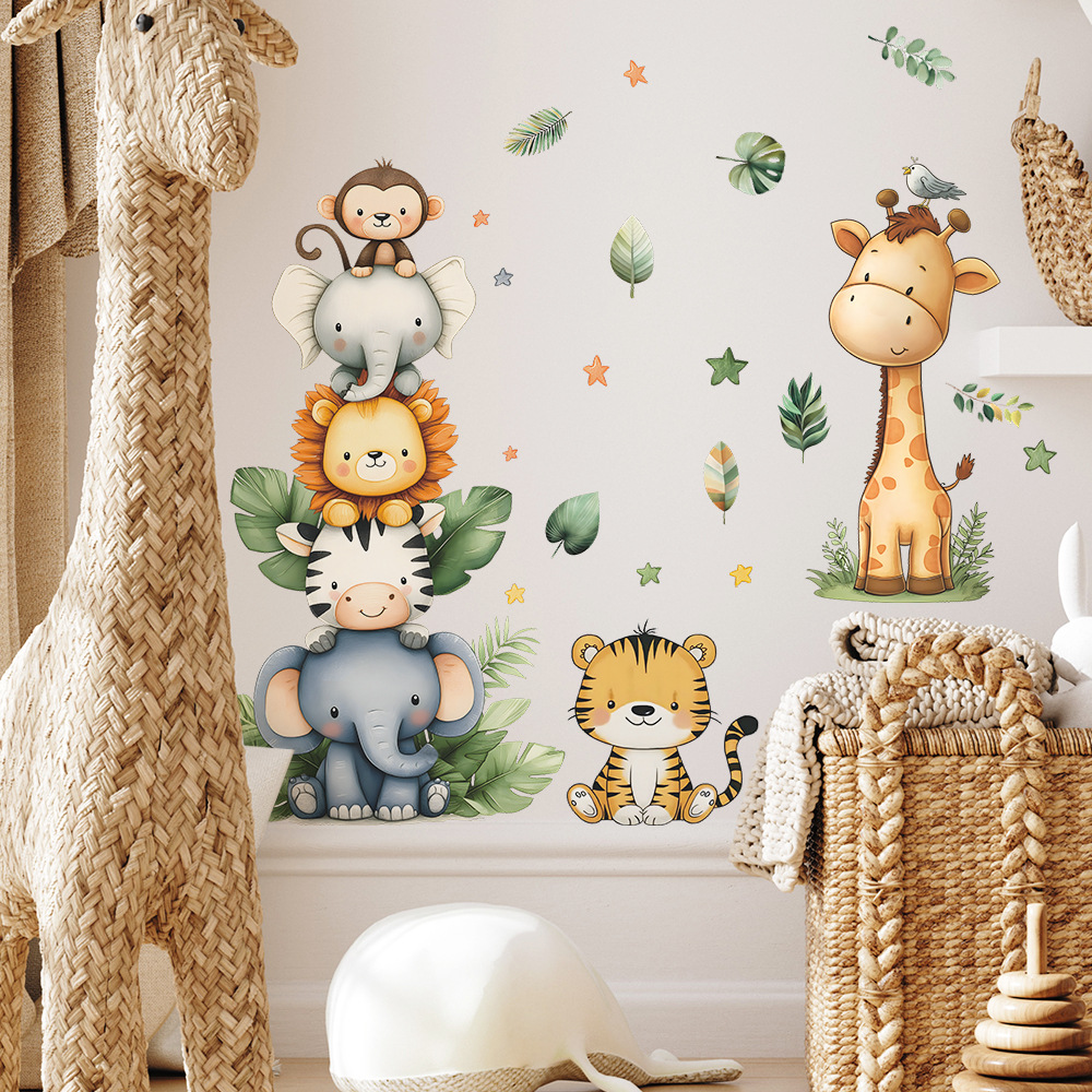 بوهو غابة الحيوانات ملصقات جدا - مراجعة Baby Nursery Stickers وسعره