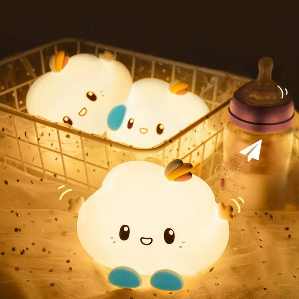مصباح ليلي لطيف على شكل سحابة  - مراجعة Baby Nursery Table Lamp وسعره