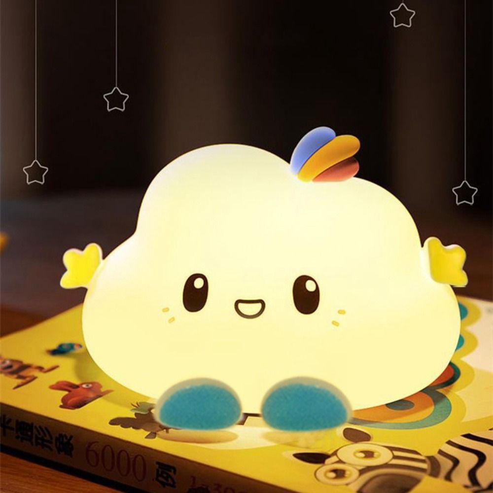 مصباح ليلي لطيف على شكل سحابة  - مراجعة Baby Nursery Table Lamp وسعره