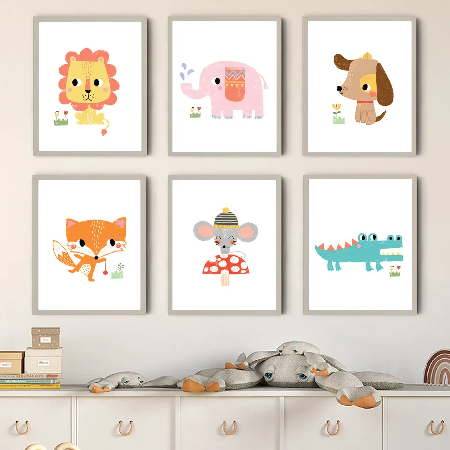 لوحة قماشية كبيرة الحجم، قطعة  - مراجعة Baby Zoo Nursery وسعره
