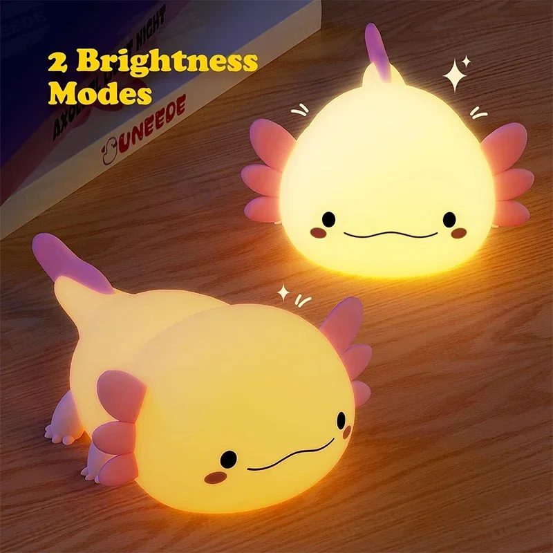 مصباح ليلي لطيف على شكل أكسولو - مراجعة Baby Nursery Light وسعره