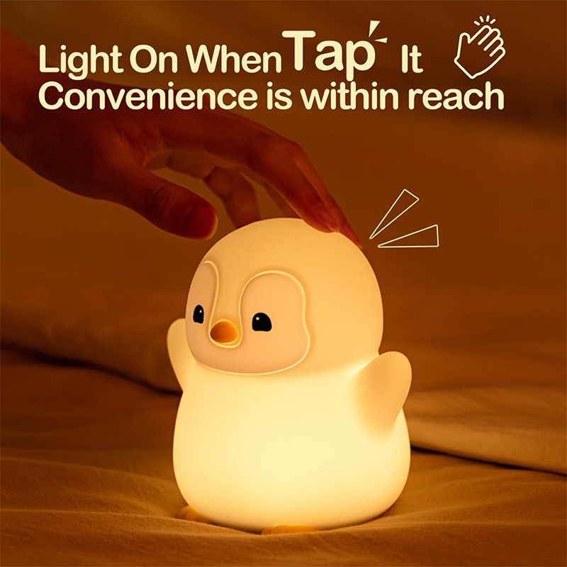 مصباح ليلي جديد على شكل بطريق  - مراجعة Baby Nursery Table Lamp وسعره