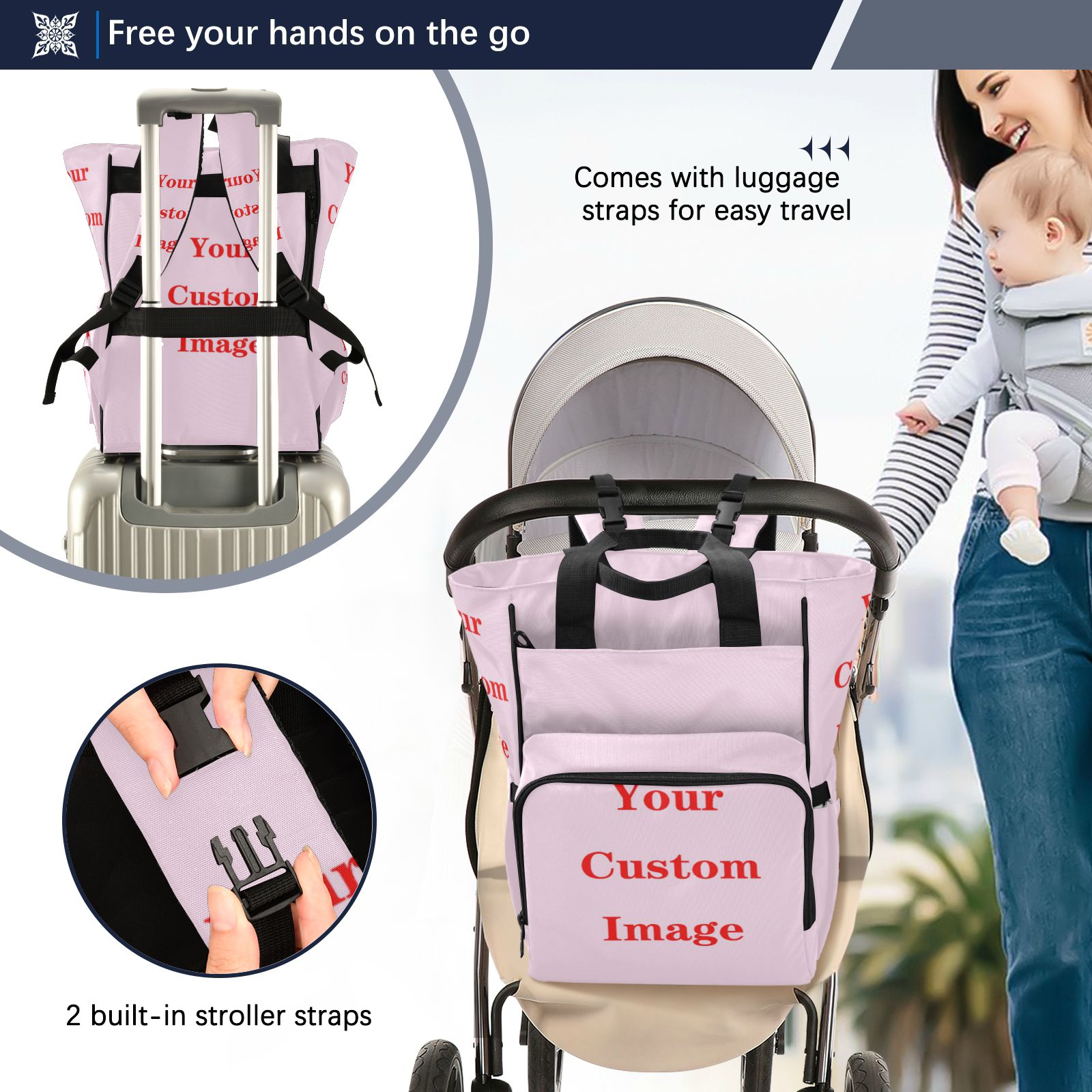 موضة المومياء الأمومة حقيبة ال - مراجعة Baby Nursery Backpack وسعره