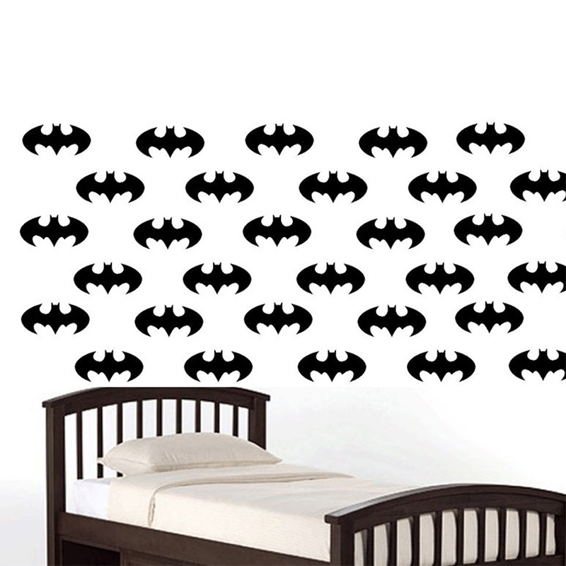 50 قطعة/مجموعة الخفافيش شعار م - مراجعة Baby Nursery Furniture Sets وسعره