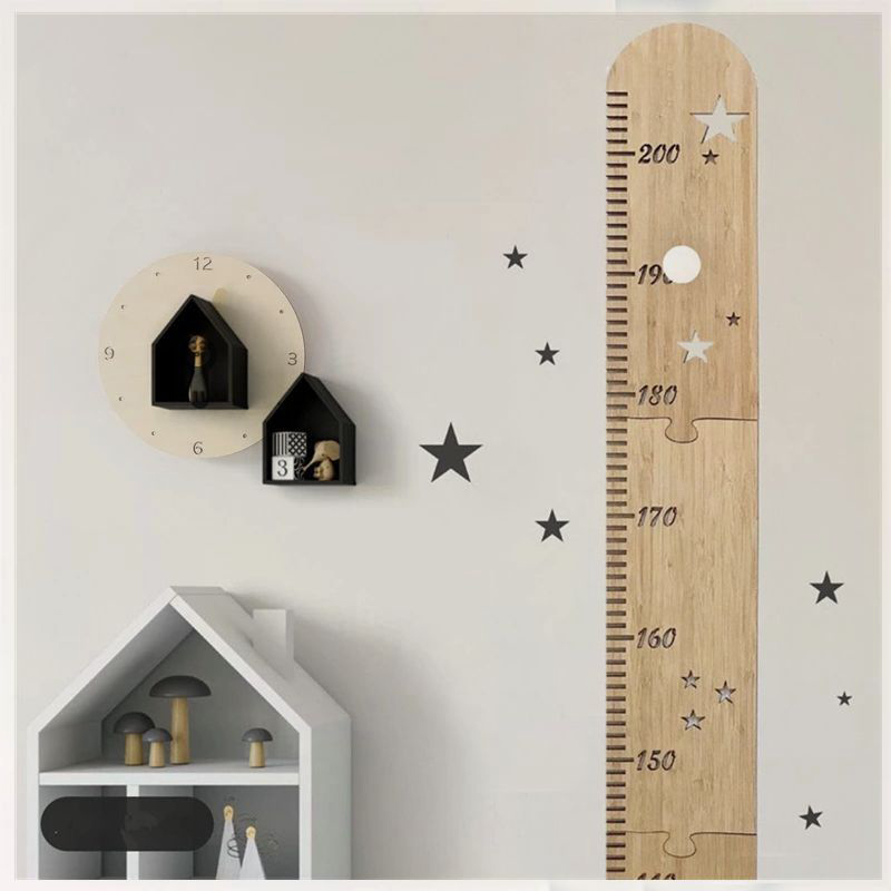 5 أوراق الشمال خشبية الاطفال ا - مراجعة Baby Nursery Stickers وسعره