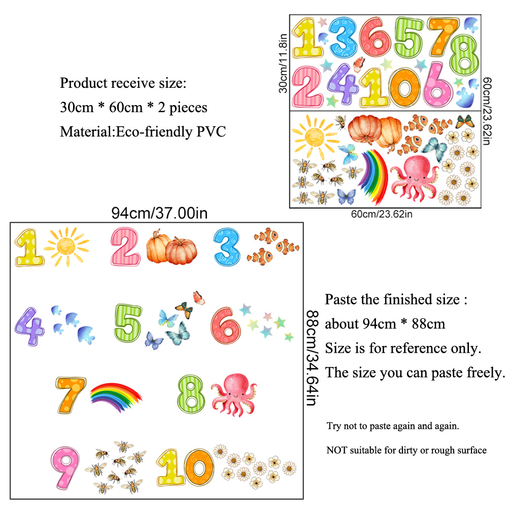 ملصقات جدارية رقمية على شكل حي - مراجعة Baby Nursery Stickers وسعره
