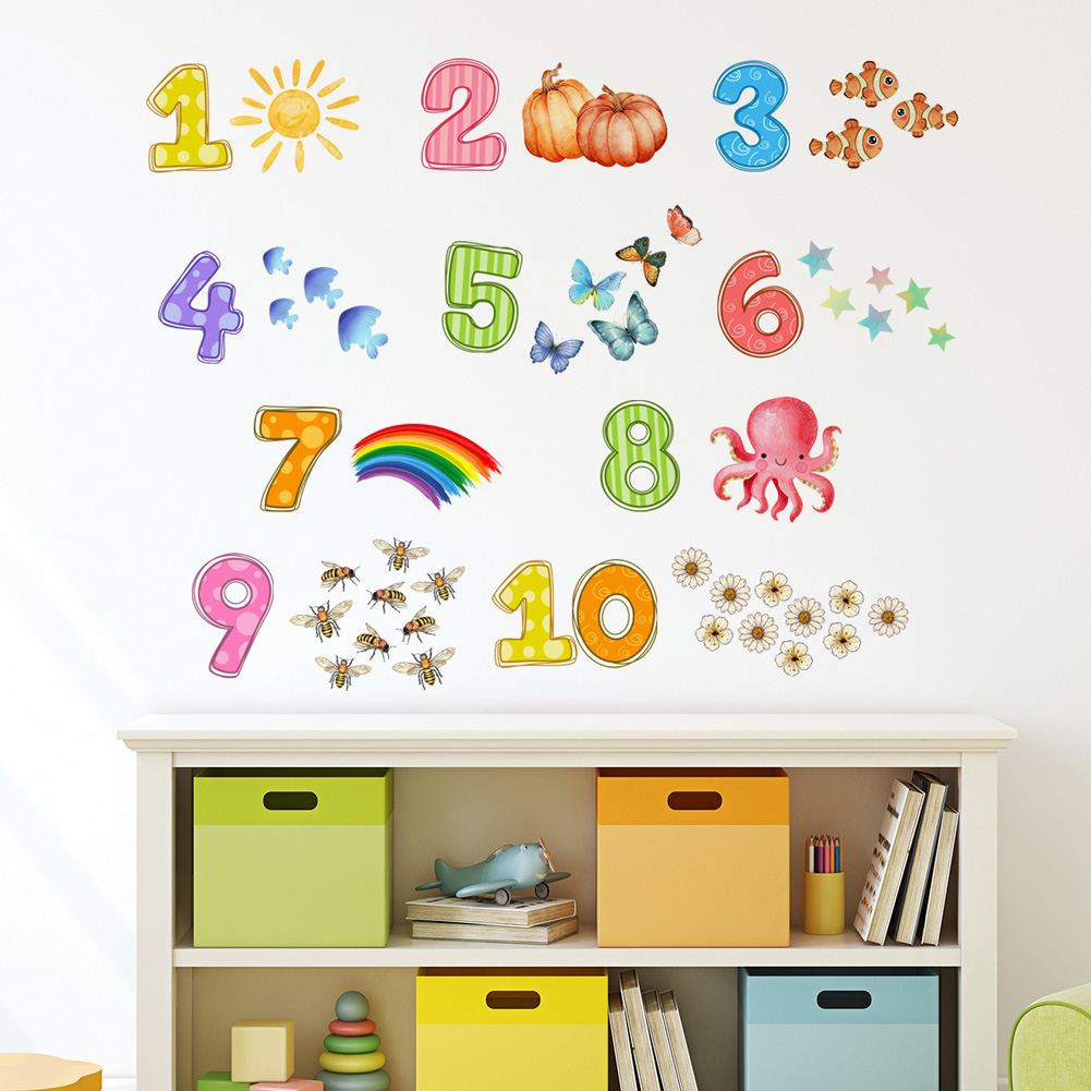 ملصقات جدارية رقمية على شكل حي - مراجعة Baby Nursery Stickers وسعره