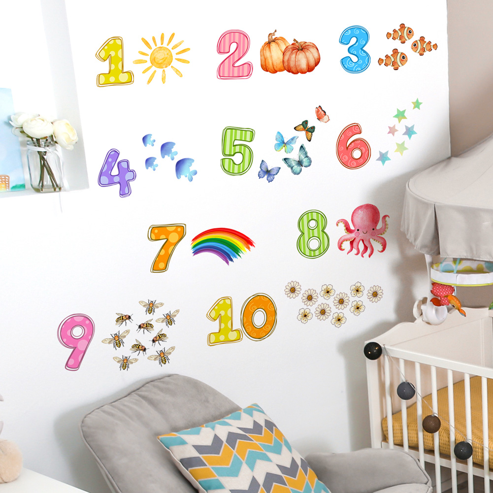 ملصقات جدارية رقمية على شكل حي - مراجعة Baby Nursery Stickers وسعره