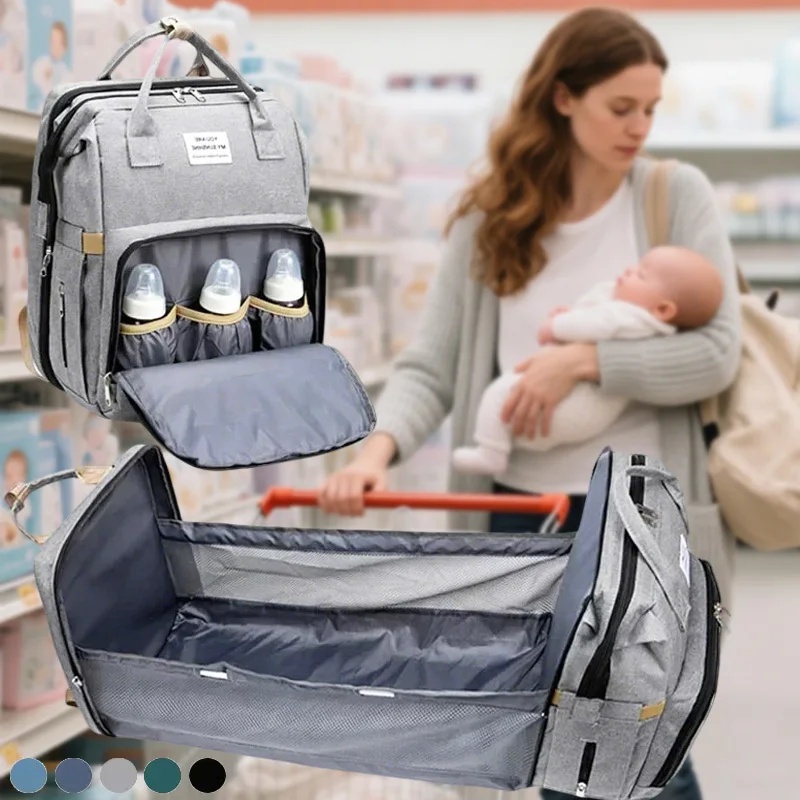 حقيبة ظهر كبيرة السعة للأمهات  - مراجعة Baby Nursery Backpack وسعره