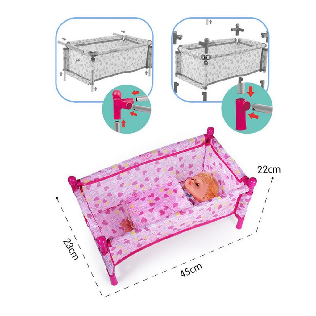 سرير محاكاة دمية طفل ، لعبة ال - مراجعة Baby Nursery Furniture Sets وسعره