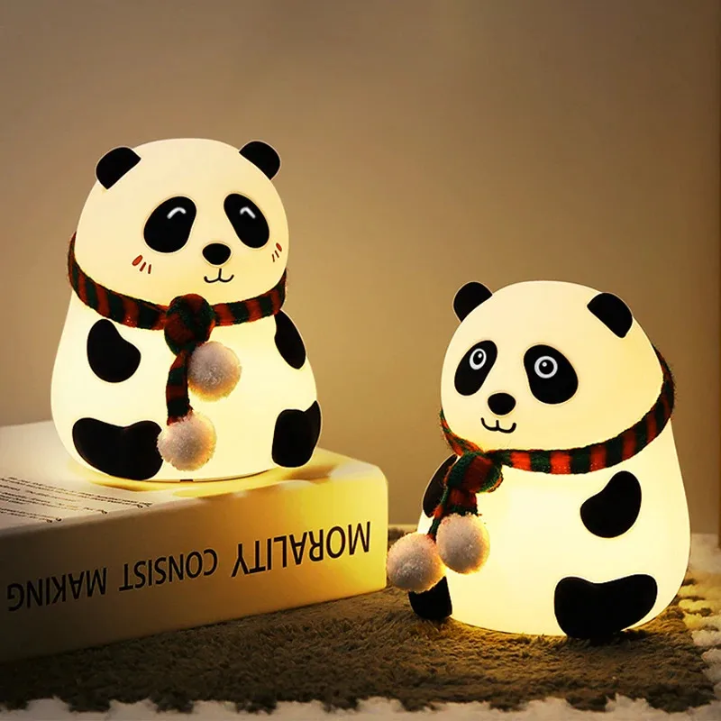مصباح ليلي لطيف على شكل باندا  - مراجعة Baby Nursery Table Lamp وسعره