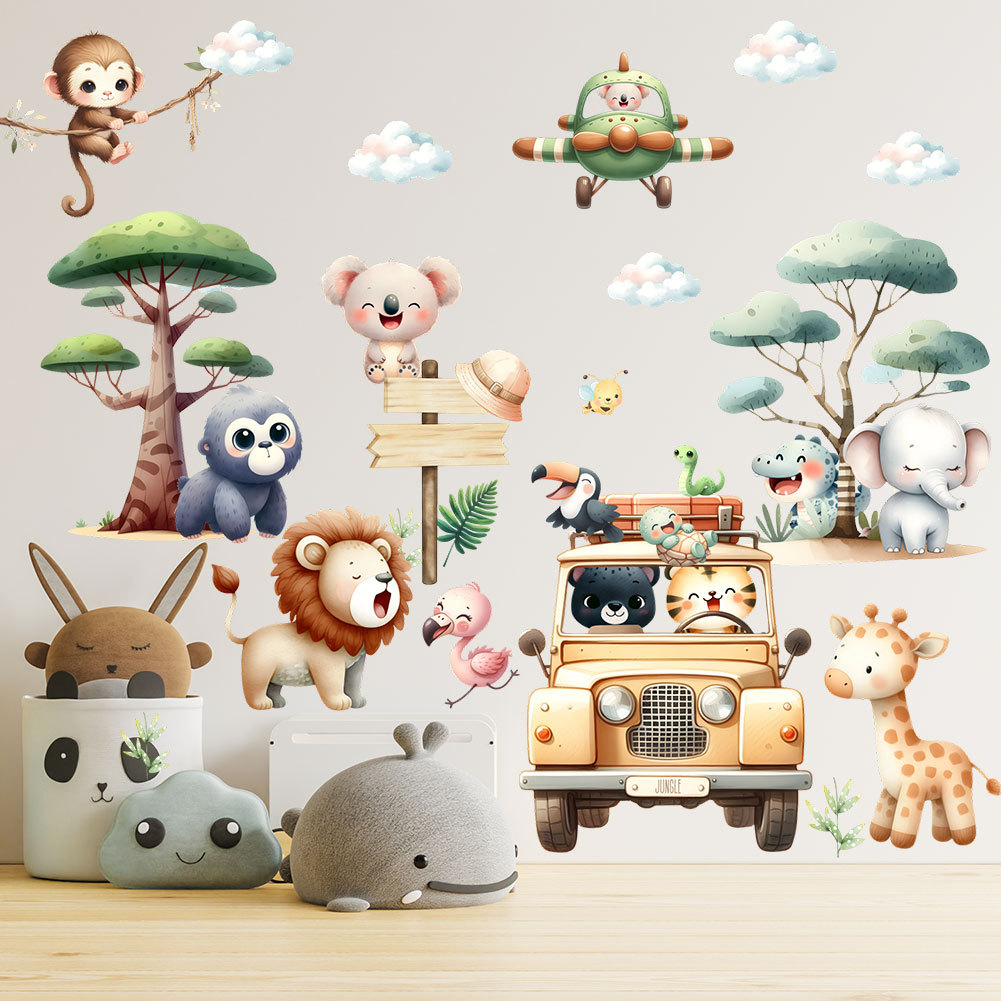 ملصق جداري على شكل شجرة الزراف - مراجعة Baby Zoo Nursery وسعره