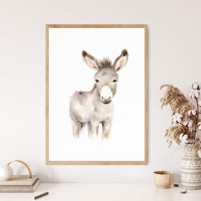 ملصقات ومطبوعات حيوانات المزرع - مراجعة Baby Nursery Animal Pictures وسعره