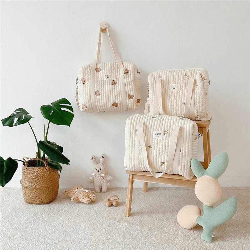 حقيبة حفاضات مطرزة قابلة للحمل - مراجعة Baby Nursery Backpack وسعره