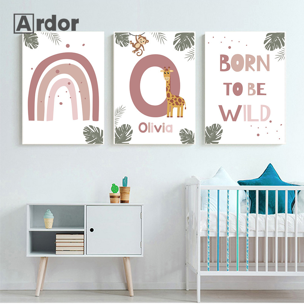 الشمال الغابة الحيوان الملصقات - مراجعة Baby Nursery Animal Pictures وسعره