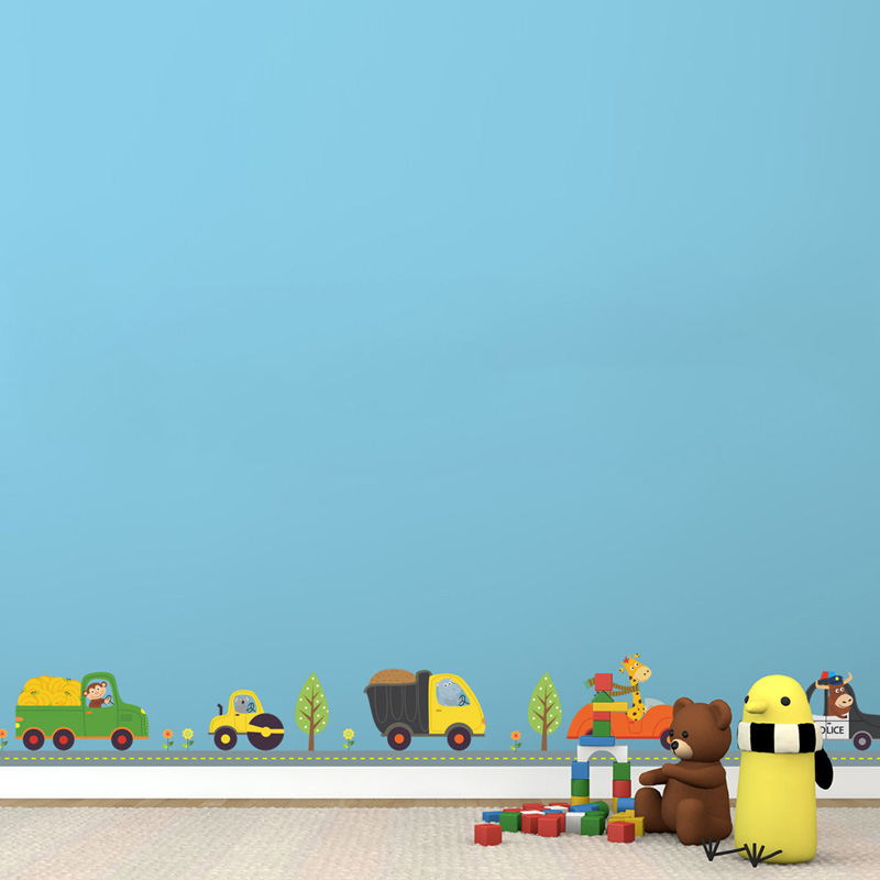 ملصقات حائط للسيارة على شكل حي - مراجعة Baby Nursery Stickers وسعره