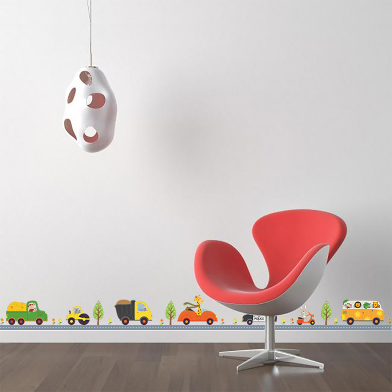 ملصقات حائط للسيارة على شكل حي - مراجعة Baby Nursery Stickers وسعره
