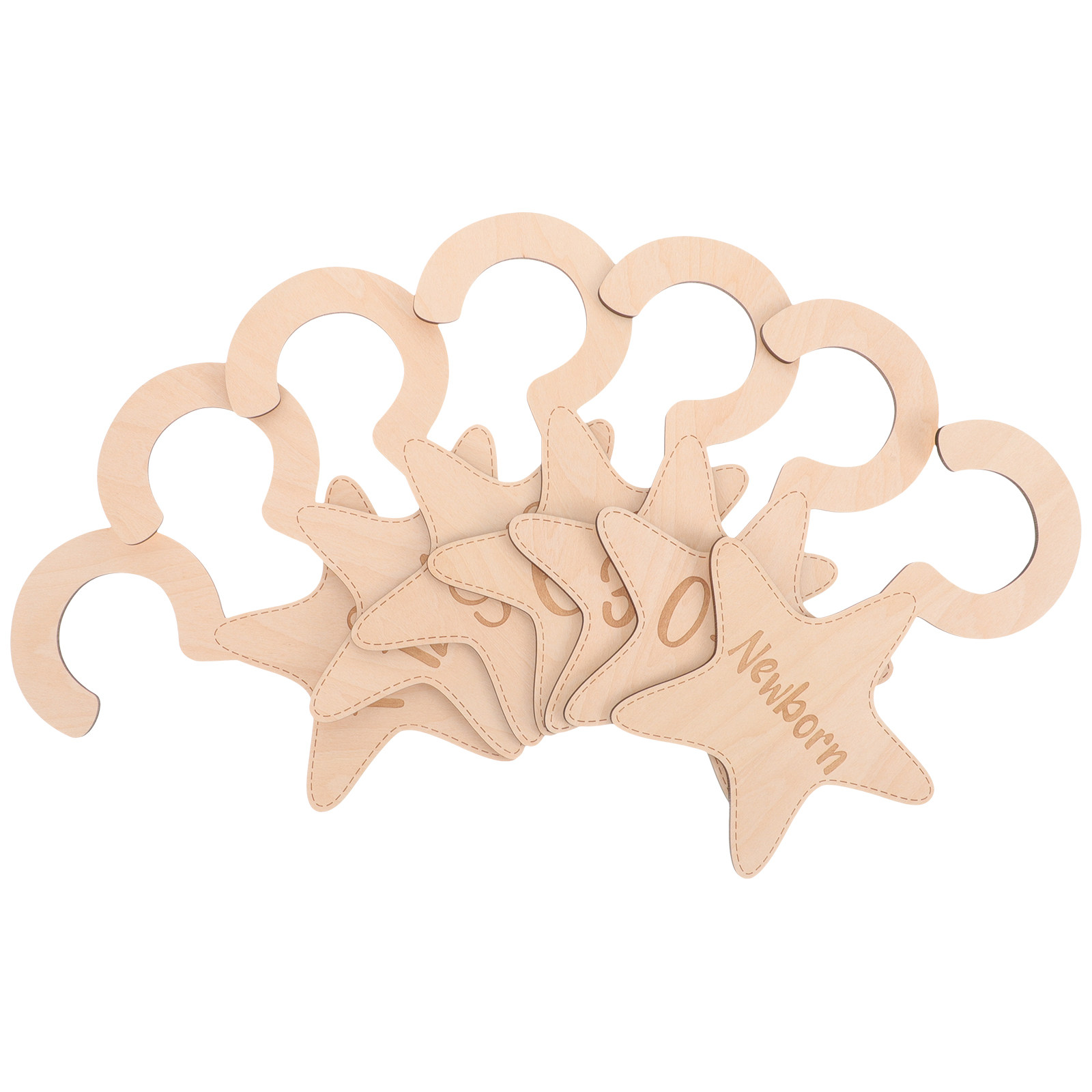 7 قطع من فواصل خزانة ملابس الأ - مراجعة Baby Nursery Hangers وسعره