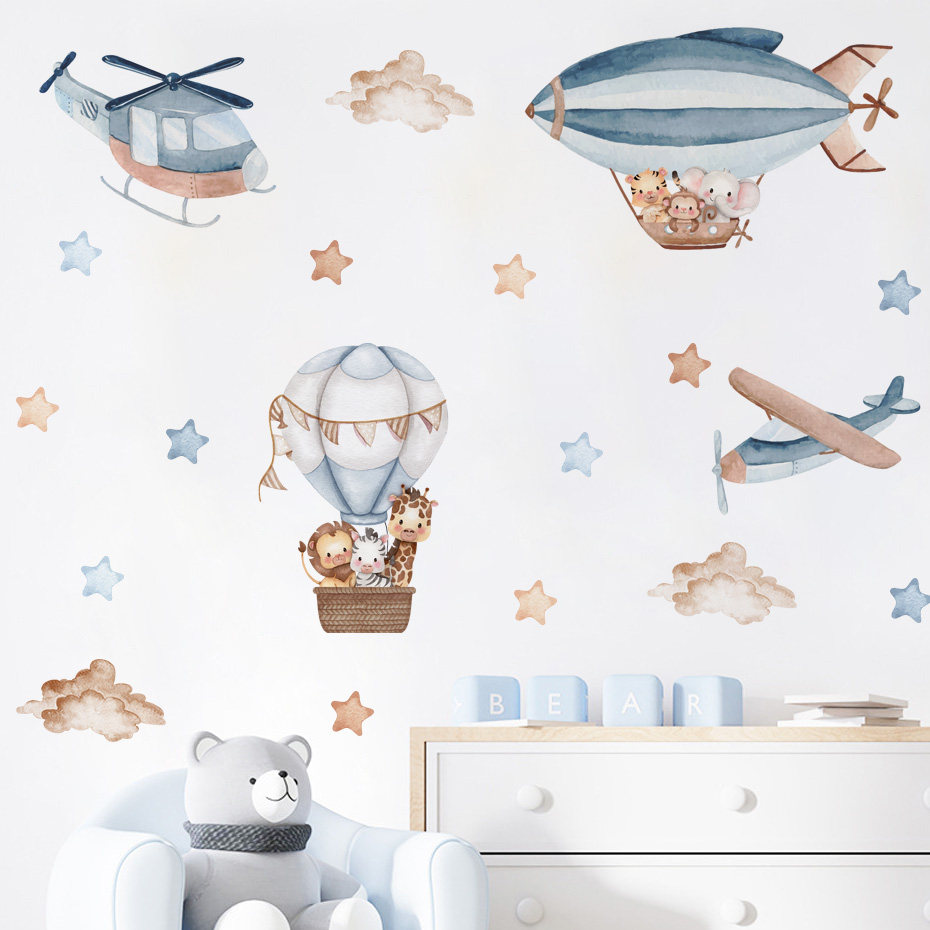 ملصقات حائط على شكل حيوانات بأ - مراجعة Baby Nursery Stickers وسعره