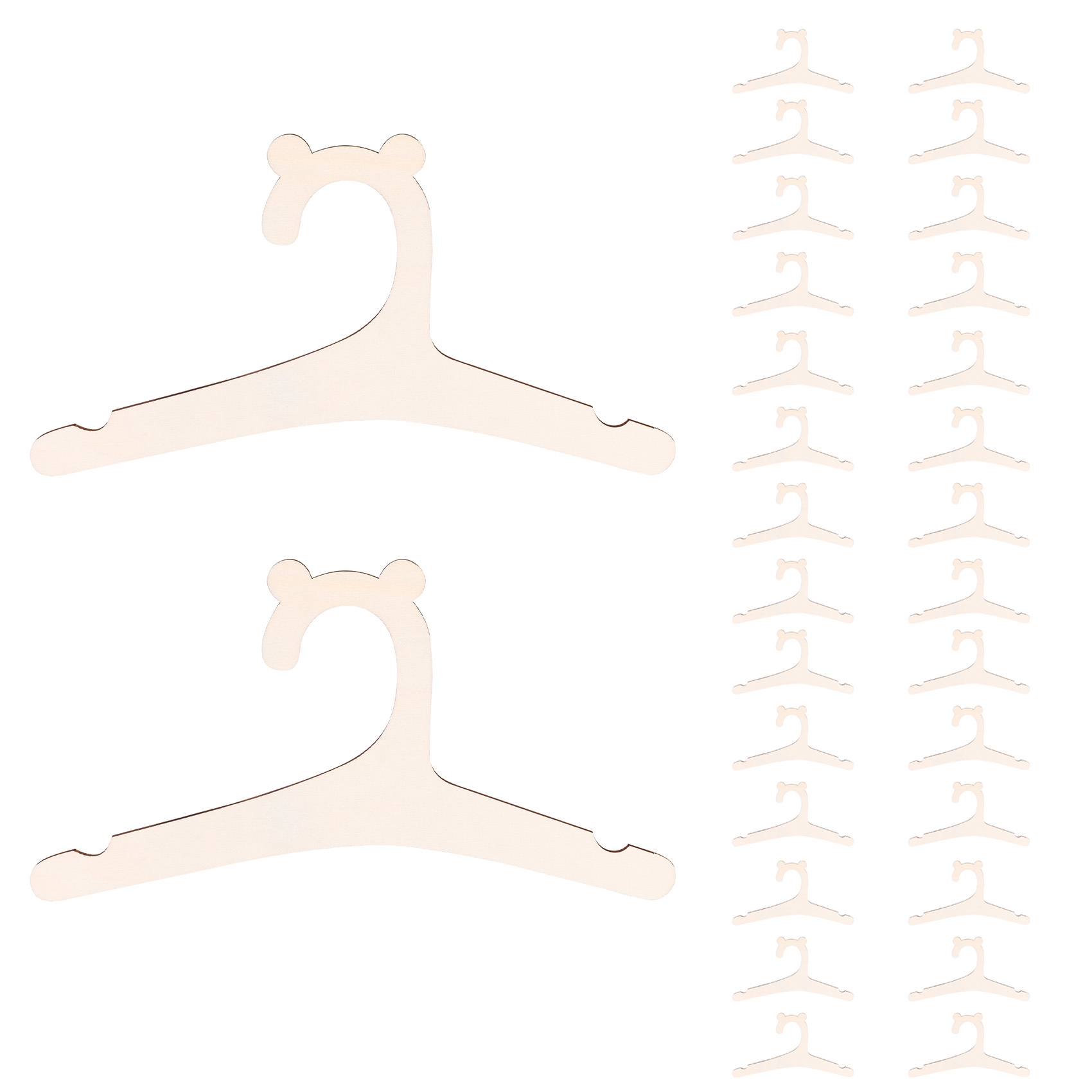 Y42A-30 قطعة شماعات خشبية لملا - مراجعة Baby Nursery Hangers وسعره