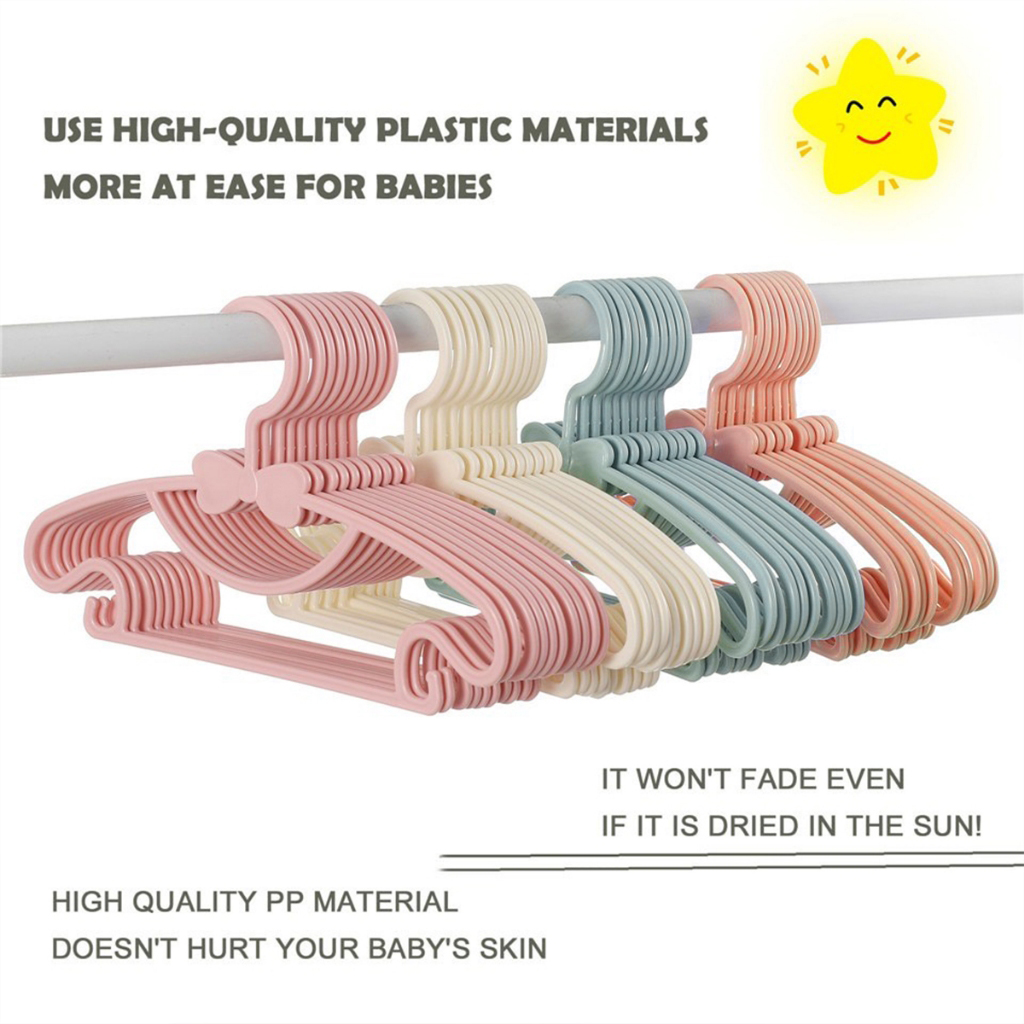 12 قطعة من علاقات ملابس الأطفا - مراجعة Baby Nursery Hangers وسعره