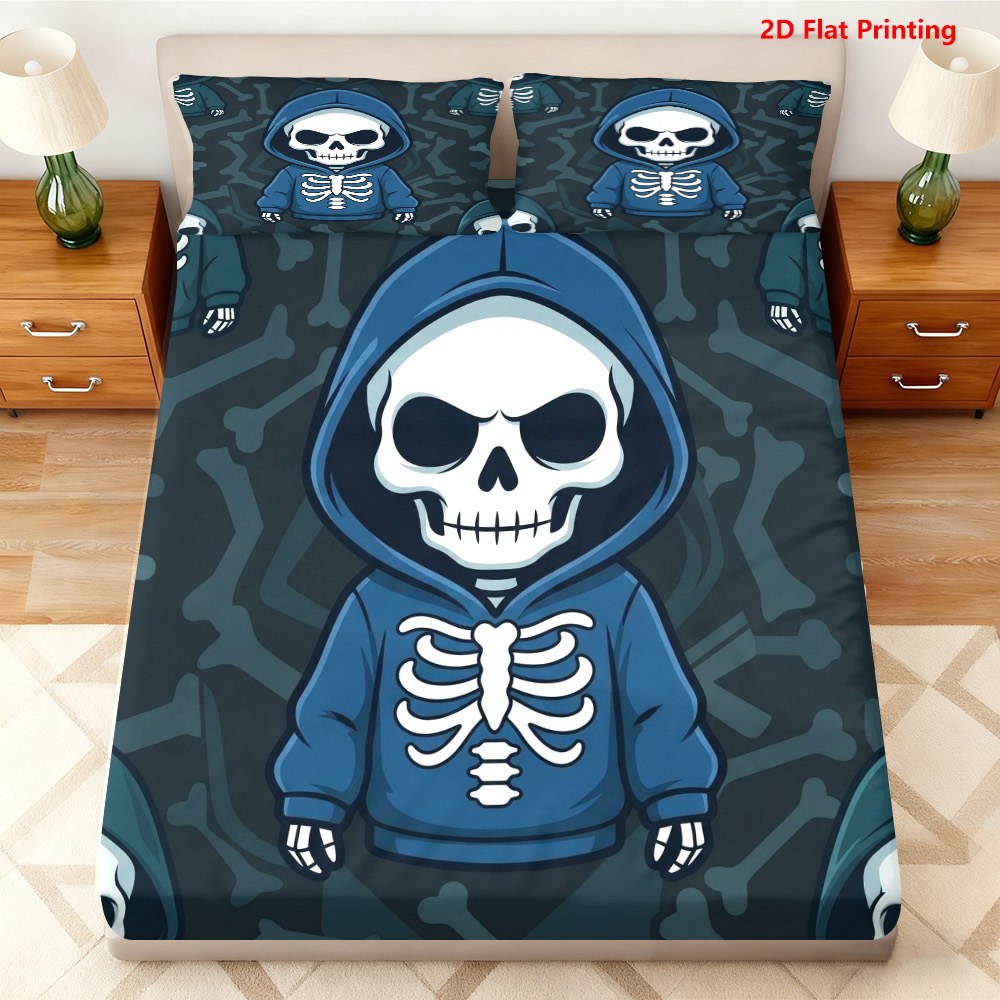 طقم أغطية سرير بتصميم جمجمة، م - مراجعة Baby Nursery Themes وسعره