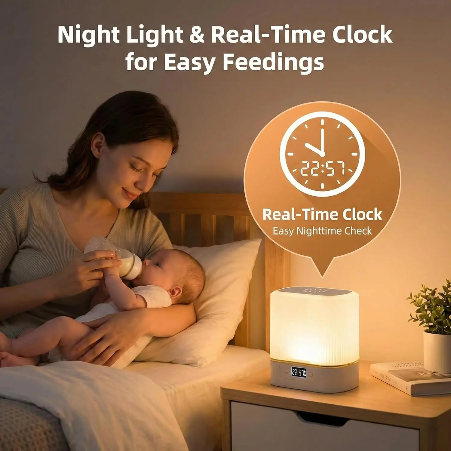 مصباح ليلي LED للطاولة الجانبي - مراجعة Baby Nursery Light وسعره