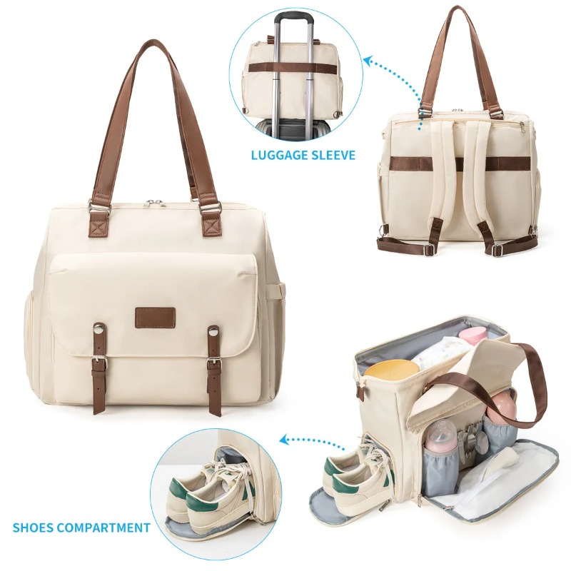 حقيبة ظهر لحفاضات الأطفال مقاو - مراجعة Baby Nursery Backpack وسعره