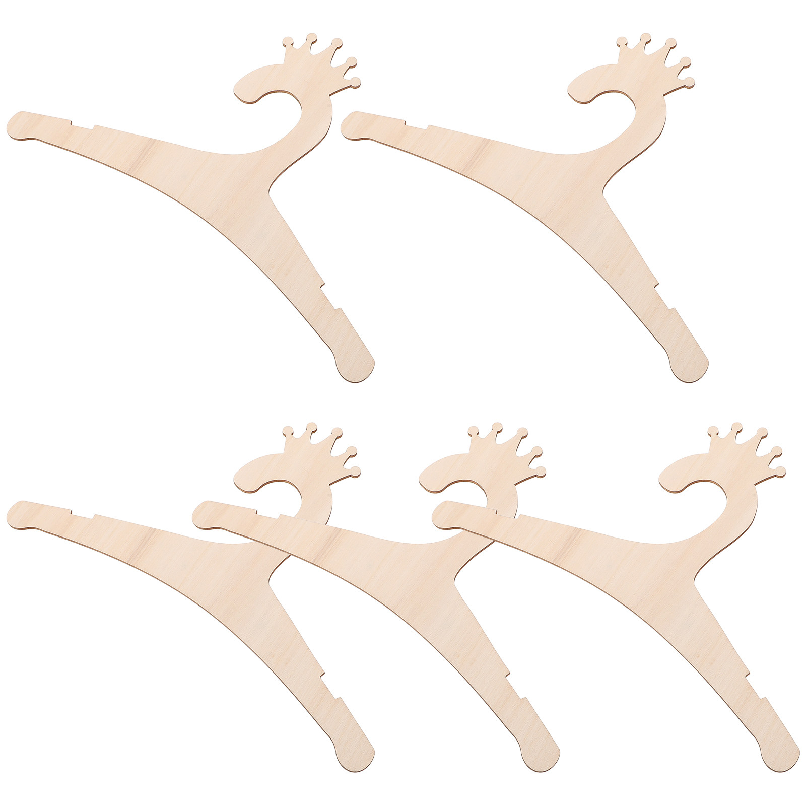 5 قطع من علاقات الملابس الخشبي - مراجعة Baby Nursery Hangers وسعره