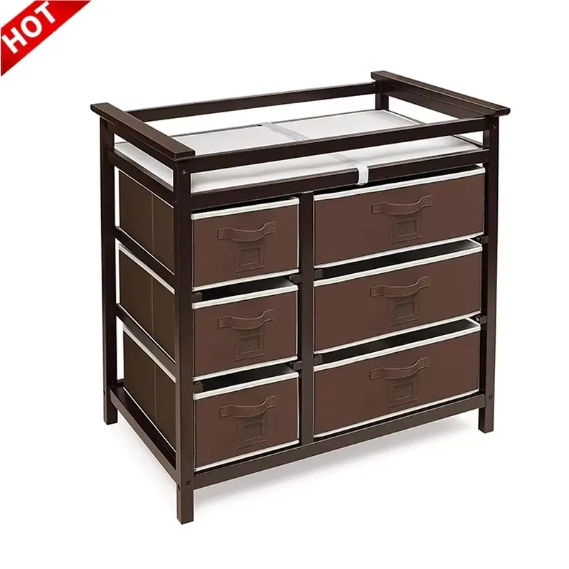 خزانة ملابس خشبية عصرية للأطفا - مراجعة Baby Nursery Dresser وسعره