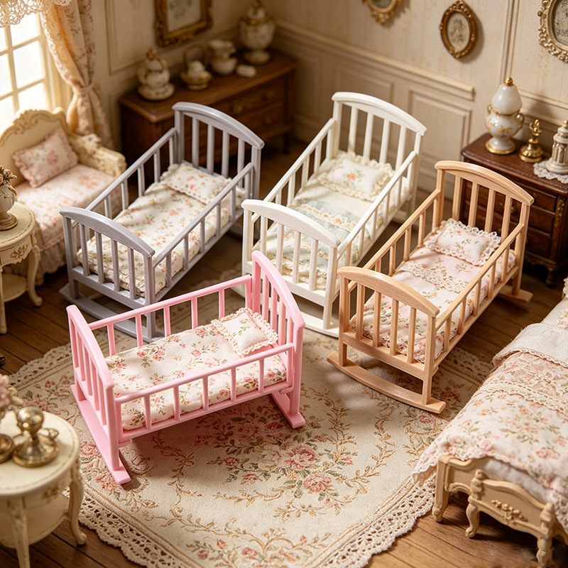 سرير أطفال هزاز مصغر بمقياس 1: - مراجعة Baby Nursery Furniture Sets وسعره