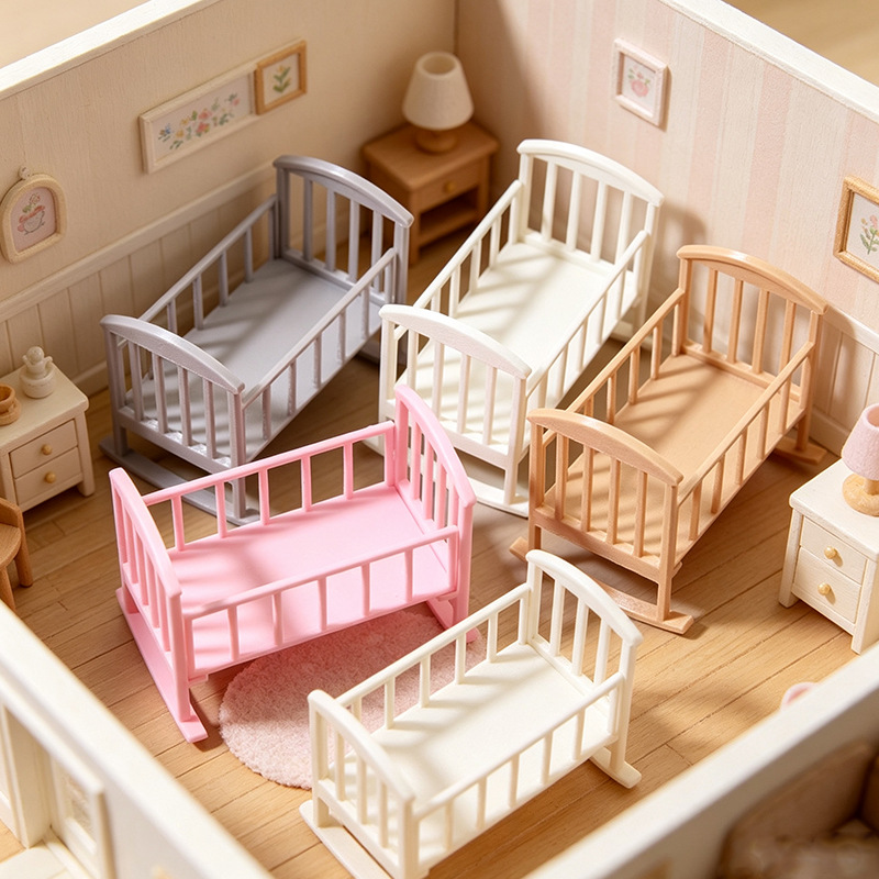 سرير أطفال هزاز مصغر بمقياس 1: - مراجعة Baby Nursery Furniture Sets وسعره