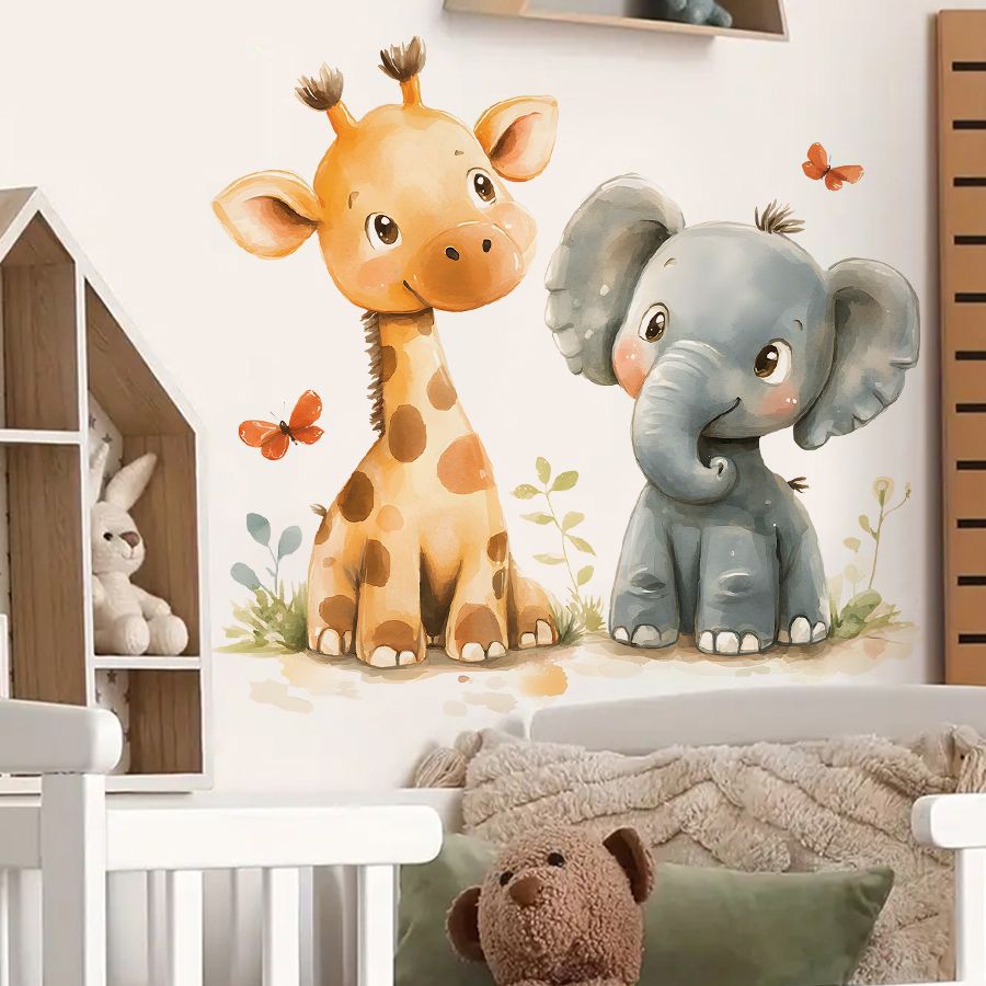 ملصقات جدارية لطيفة على شكل زر - مراجعة Baby Nursery Stickers وسعره
