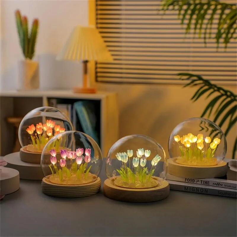زهرة التوليب الاصطناعية ضوء ال - مراجعة Baby Nursery Light وسعره