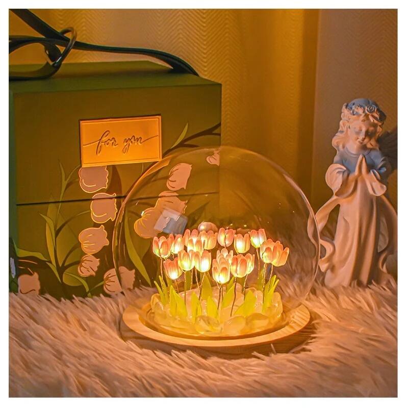 زهرة التوليب الاصطناعية ضوء ال - مراجعة Baby Nursery Light وسعره